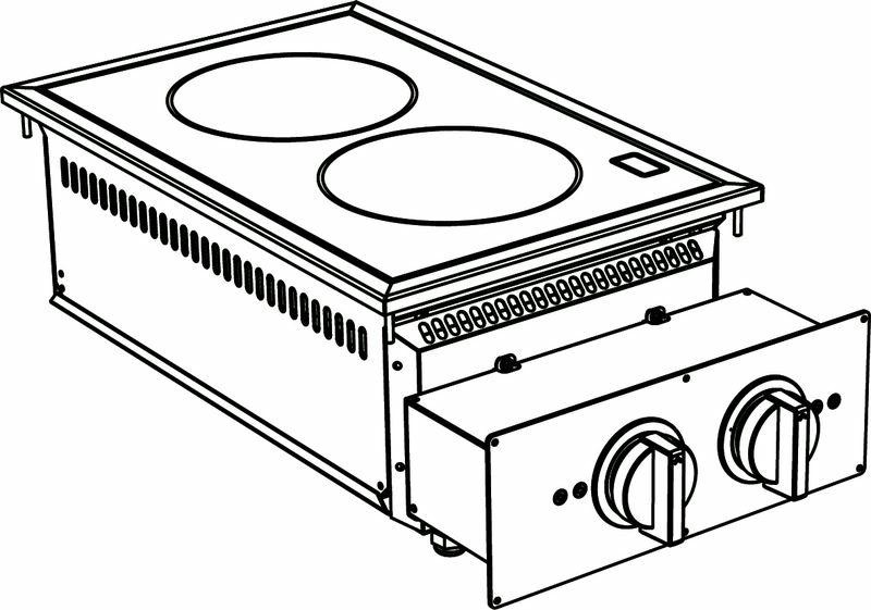 ПЛИТА ИНДУКЦИОННАЯ ВСТРАИВАЕМАЯ 700 СЕРИИ APACH CHEF LINE SLDI7I4 в Казахстане