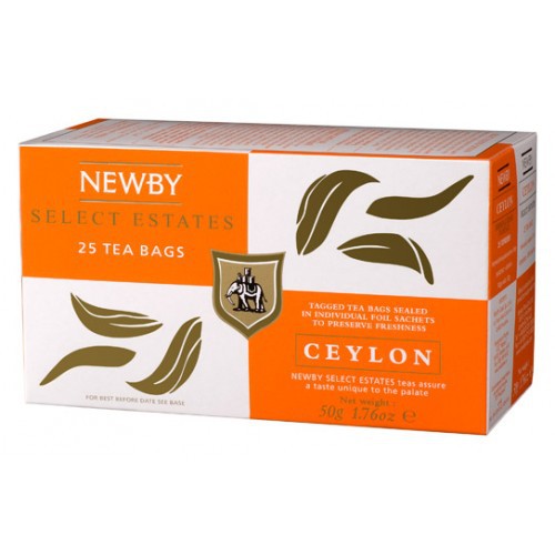 Чай черный Newby Ceylon / Цейлон Пакетики для чашек (25 шт.) в Казахстане