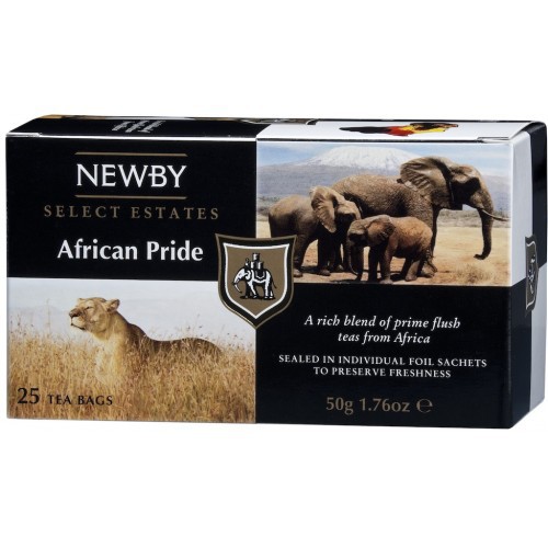 Чай черный Newby African Pride / Африканская Гордость Пакетики для чашек (25 шт.) в Казахстане