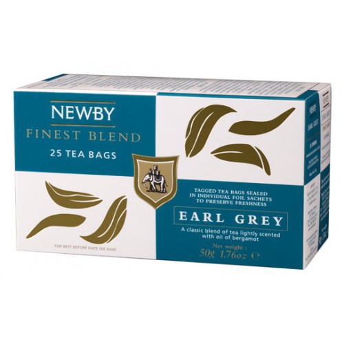 Чай черный Newby Earl Grey / Эрл Грей Пакетики для чашек (25 шт.) в Казахстане