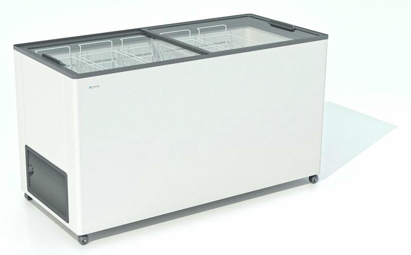 ЛАРЬ МОРОЗИЛЬНЫЙ FROSTOR F 500 С ПРЯМОЕ СТЕКЛО СЕРЫЙ (ПРОПАН) в Казахстане