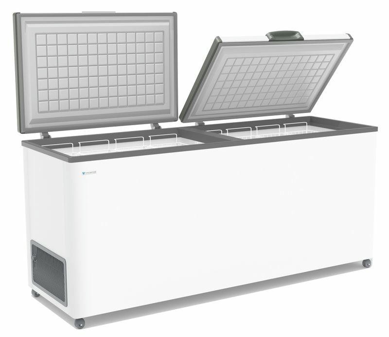 ЛАРЬ МОРОЗИЛЬНЫЙ FROSTOR F 700 SD БЕЛЫЙ (СЕРАЯ РАМКА) STANDART DOUBLE (ПРОПАН) в Казахстане