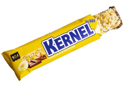 Злаковый батончик SOJ Kernel с бананом в молочном шоколаде (50г) в Казахстане