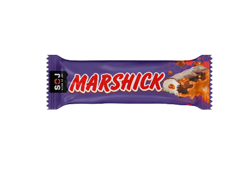 Протеиновый батончик SOJ Marshmallow с соленой карамелью в молочном шоколаде, Zero (30г) в Казахстане