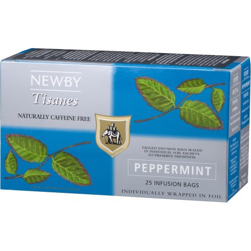 Чайный напиток Newby Peppermint / Мята Перечная Пакетики для чашек (25 шт.) в Казахстане