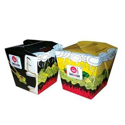Коробочка для китайской лапши с замком, с алюминиевым покрытием (700 мл) Цветность: 4+0 в Казахстане