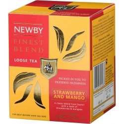 Чай черный Newby Mango & Strawberry / Манго И Клубника Картонная упаковка (100 гр.)