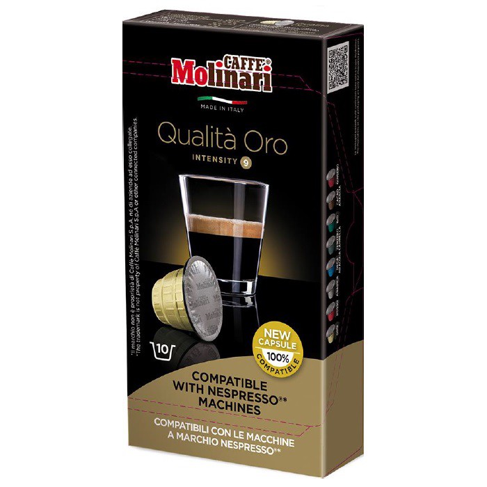 Кофе в капсулах Molinari Qualita Oro (10 капсул по 5 гр) в Казахстане