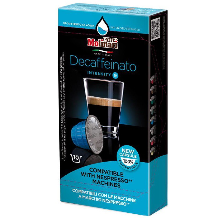 Кофе в капсулах Molinari Decaffeinato (10 капсул по 5 гр) в Казахстане