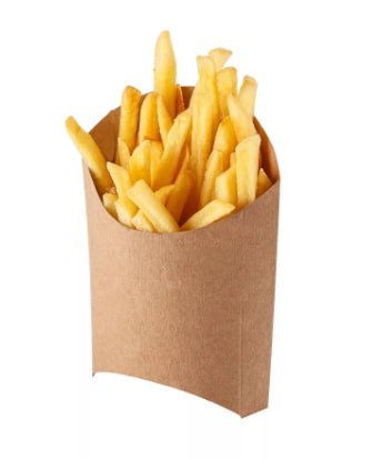Упаковка для картофеля фри Pure Kraft M 110 гр.  в Казахстане