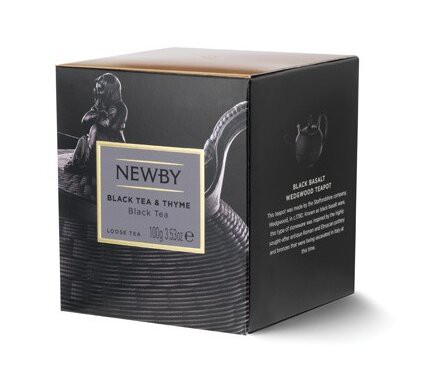 Чай черный Newby black tea & thyme / Чабрец картонная упаковка (100 гр.) в Казахстане