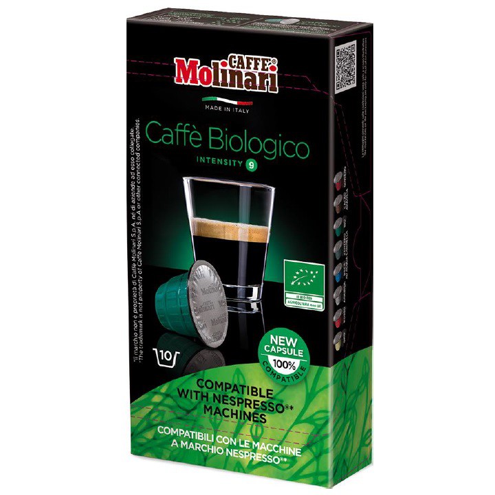 Кофе в капсулах Molinari Caffe Biologico (10 капсул по 5 гр) в Казахстане