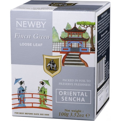 Чай зеленый Newby Oriental Sencha / Восточная Сенча Картонная упаковка (100 гр.) в Казахстане