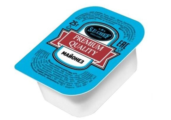 S.U.CHEF - майонез порционный 25 мл, (коробка 120шт) в Казахстане