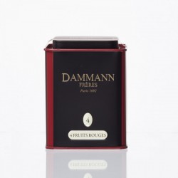 Чай черный ароматизированный Dammann The 4 Fruit Rouges / Четыре красных фрукта Жестяная банка (100 гр.)
