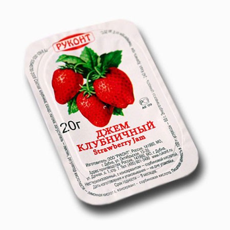 Руконт - джем клубничный порционный 20 мл (в коробке 140шт) в Казахстане