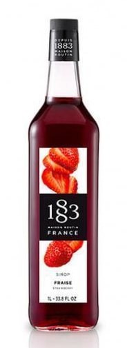 Сироп 1883 Клубника натуральная (Strawberry without coloring) 1L в Казахстане