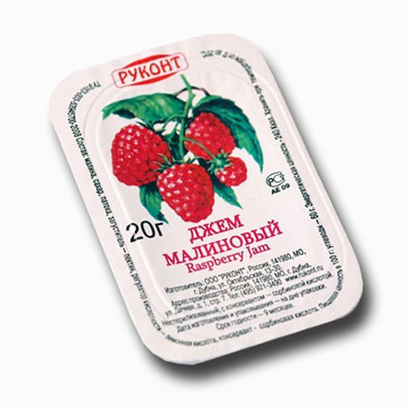 Руконт - джем малиновый порционный 20 мл (в коробке 140шт) в Казахстане