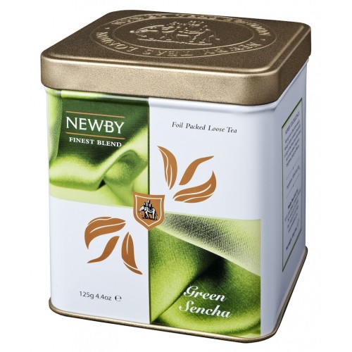 Чай зеленый ароматизированный Newby Green Sencha / Зеленая Сенча Жестяная банка (125 гр.) в Казахстане