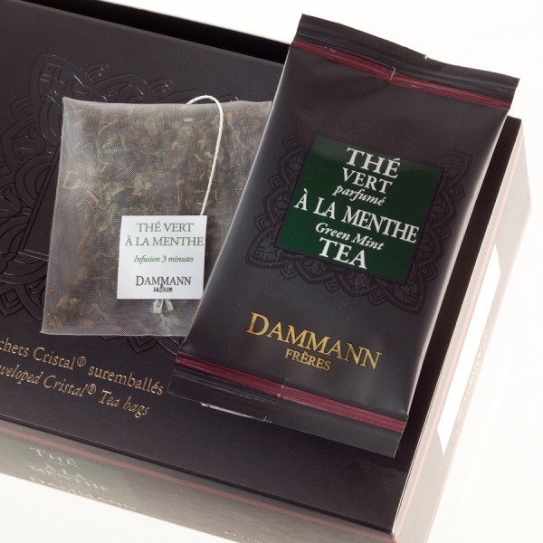 Чай зеленый ароматизированный Dammann The Vert a la Menthe / Зеленый с мятой Пакетики для чашек (24 шт.) в Казахстане